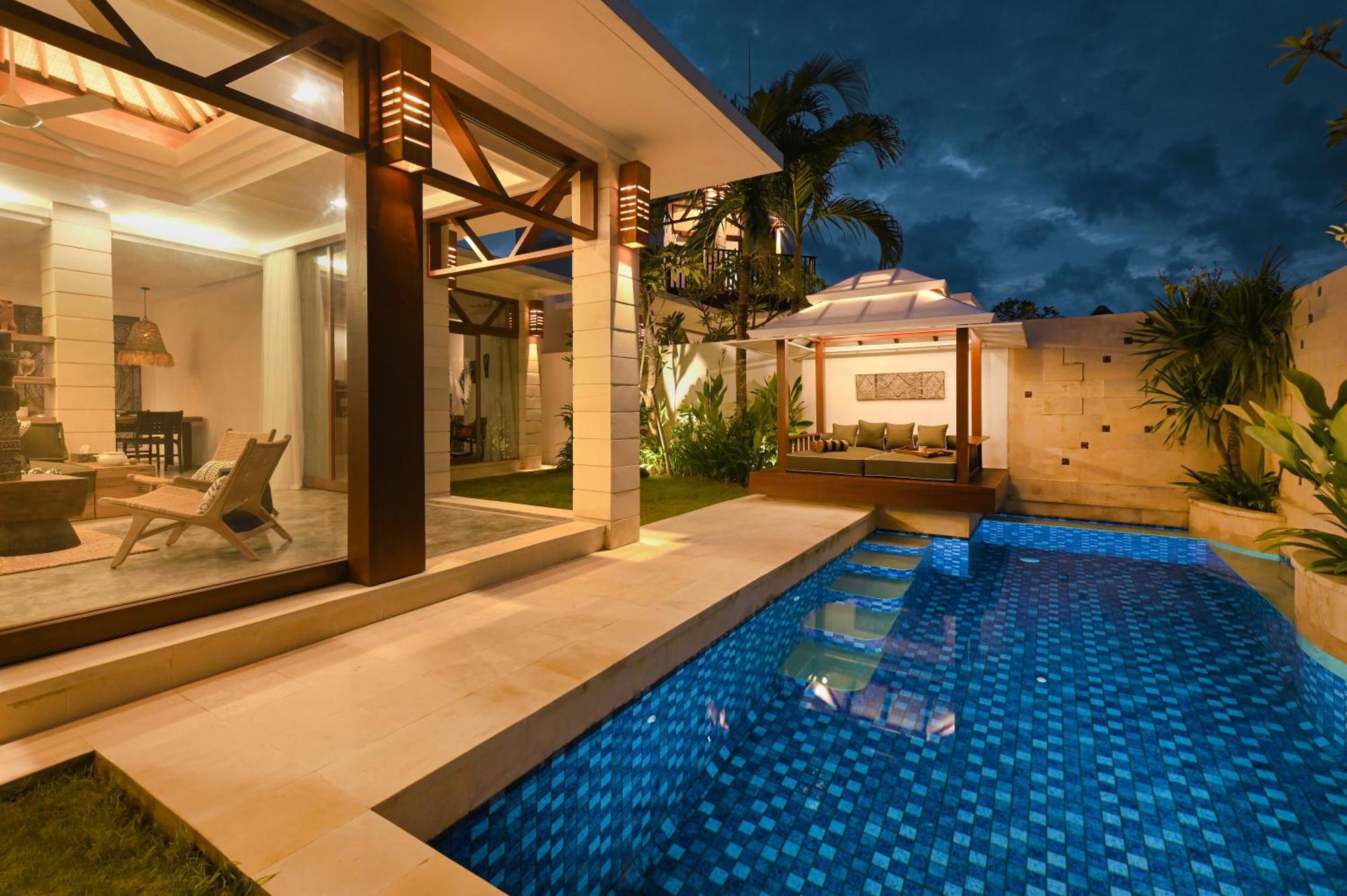 Cascata Villa Canggu Extérieur photo