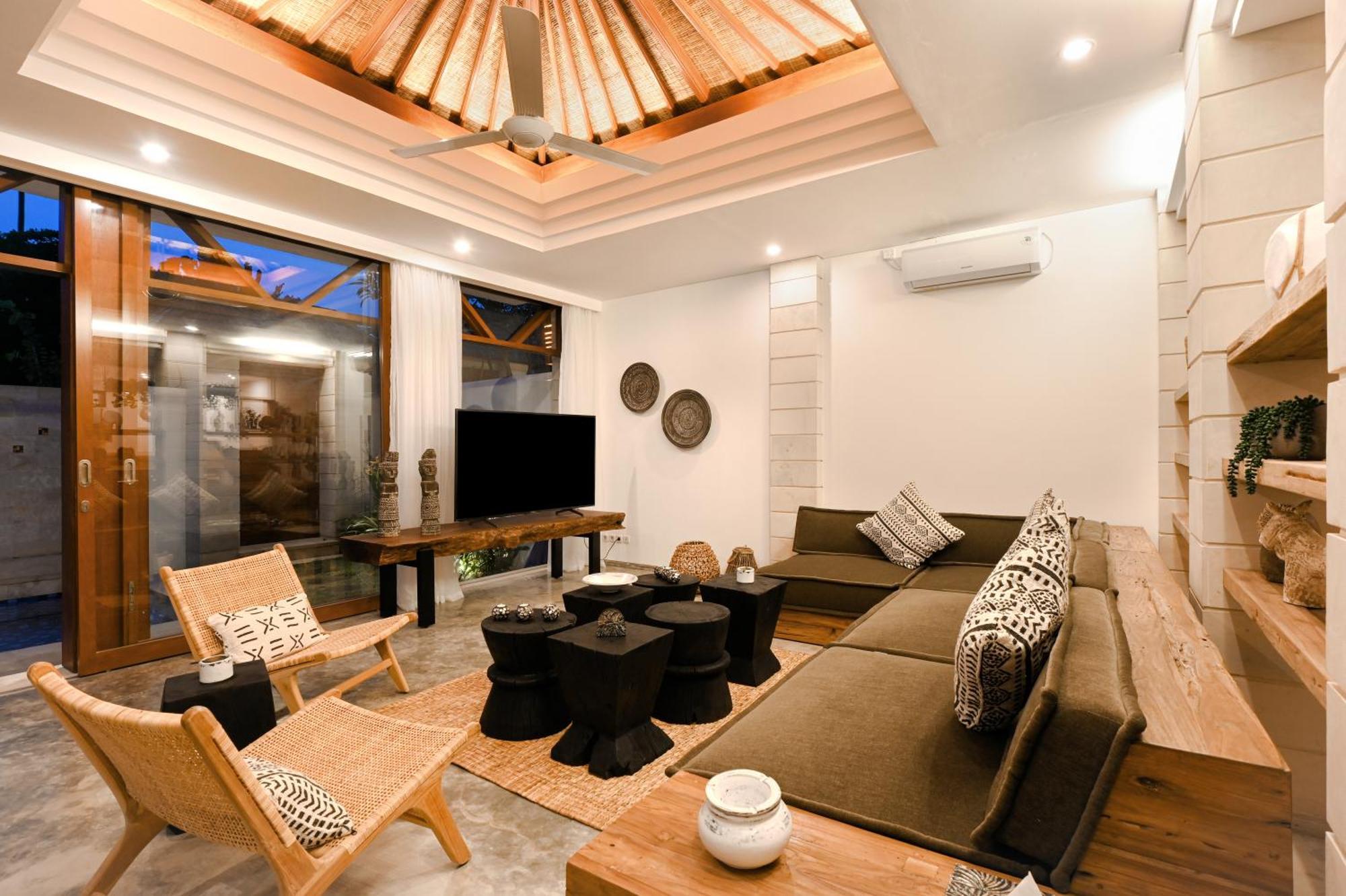 Cascata Villa Canggu Extérieur photo