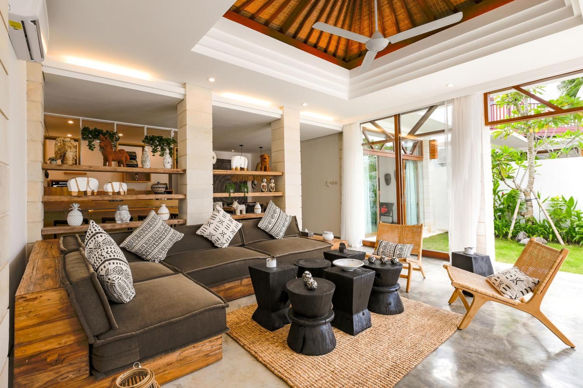 Cascata Villa Canggu Extérieur photo