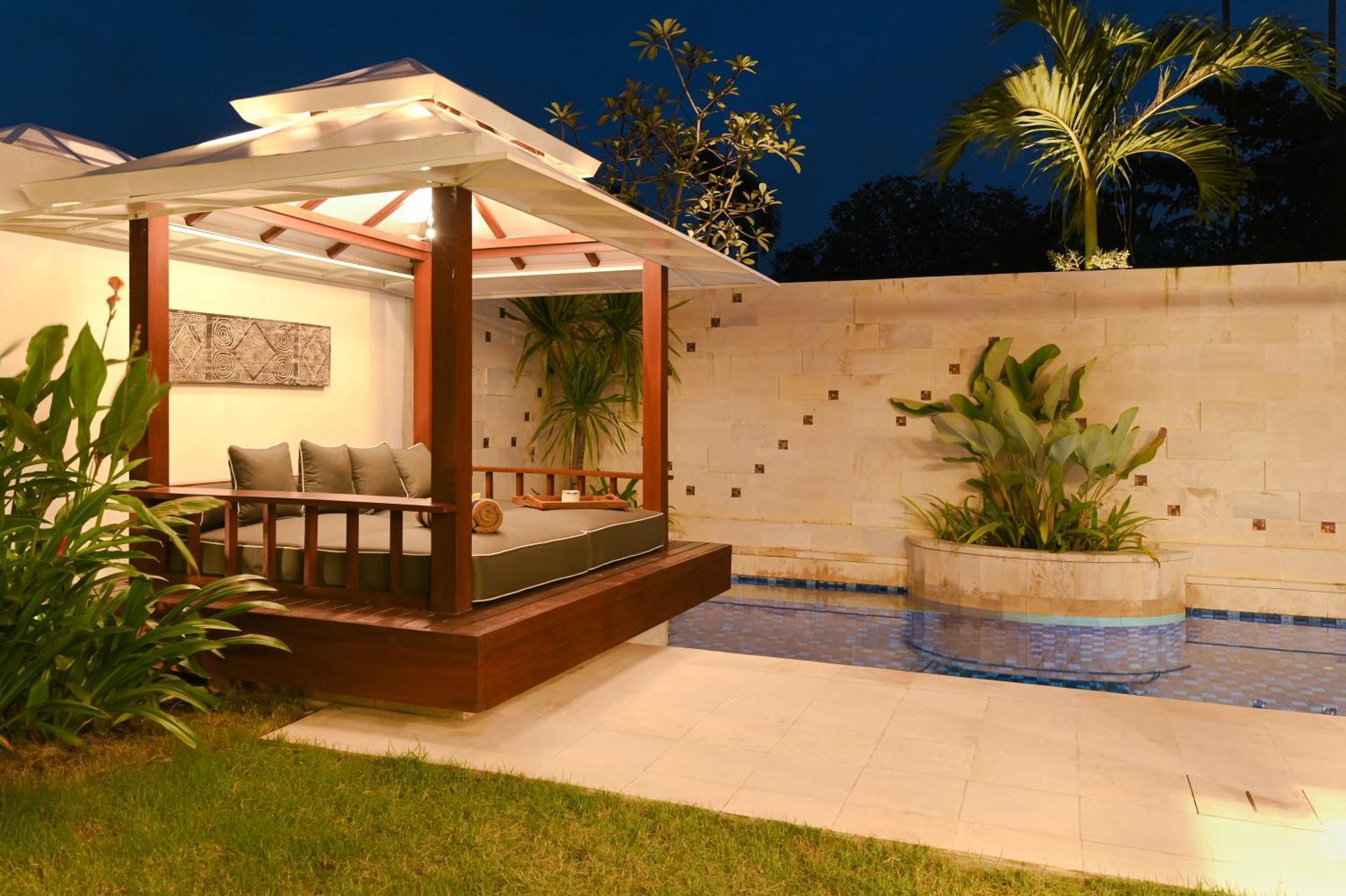 Cascata Villa Canggu Extérieur photo