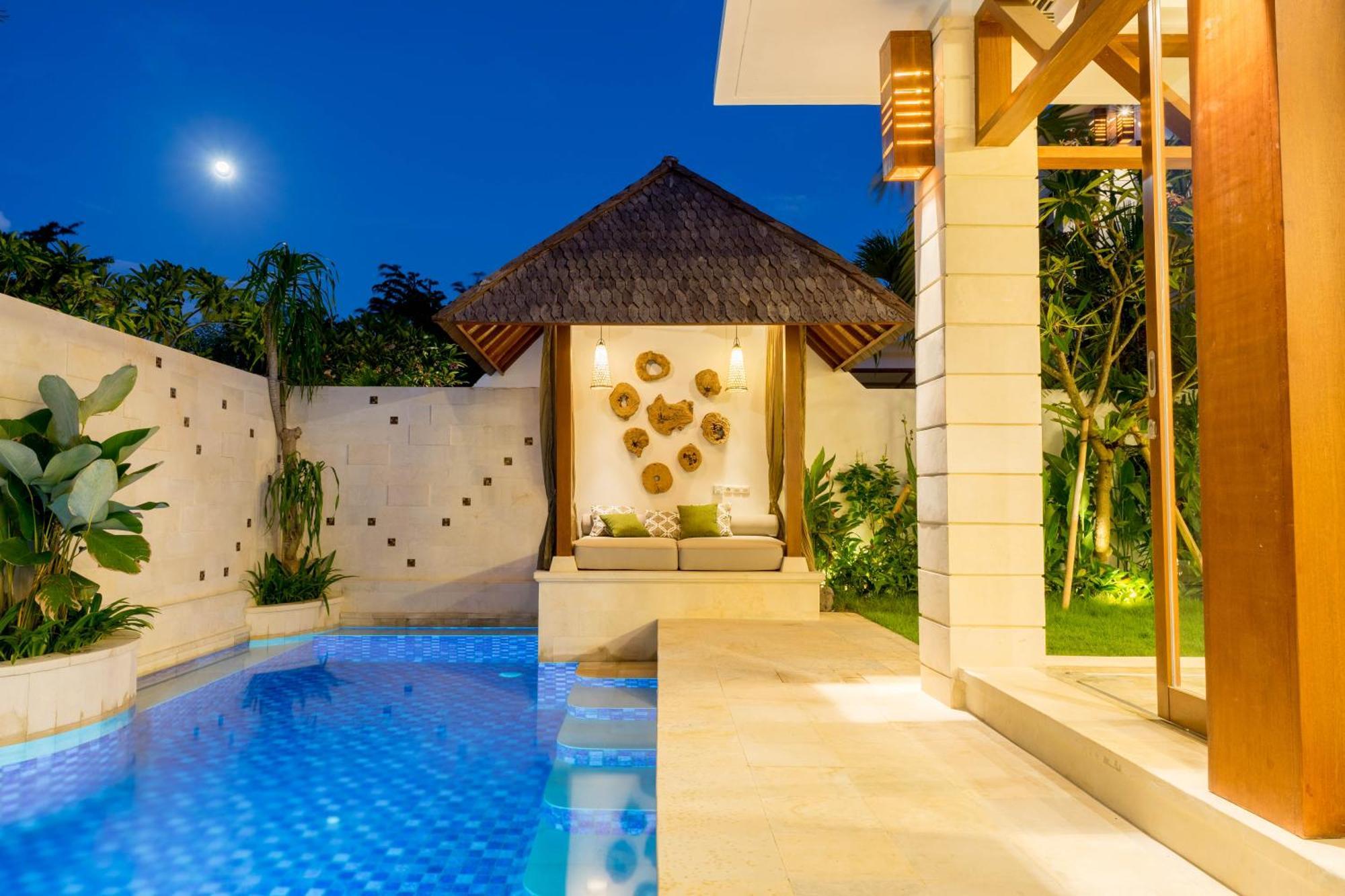 Cascata Villa Canggu Extérieur photo